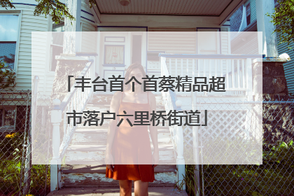 丰台首个首蔡精品超市落户六里桥街道